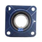 FY50TF Square Flange Ball Bearing With Standard Seals And Sliding Retaining Ring On Both Sides 50*143*60.7mm