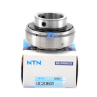 UC206 ball seat bearing, cylindrical bore, set screw locking30mm x 62mm x 38.1mm Small friction, high speed limit