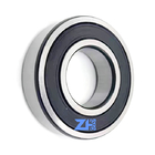 6206VVC3 deep groove ball bearing single row double non-contact sealed stamped steel cage metric