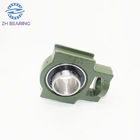Green Pillow Ball Bearing UCT220 With Flange Mount Stainless Steel Long Life