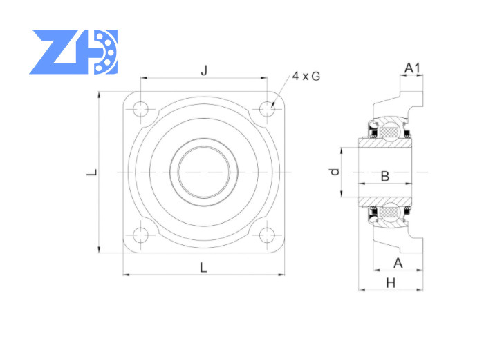 SLMS 308 MR 3L - CE066 CE066 Pillow Ball Bearing Units Cylindrical Bore Type