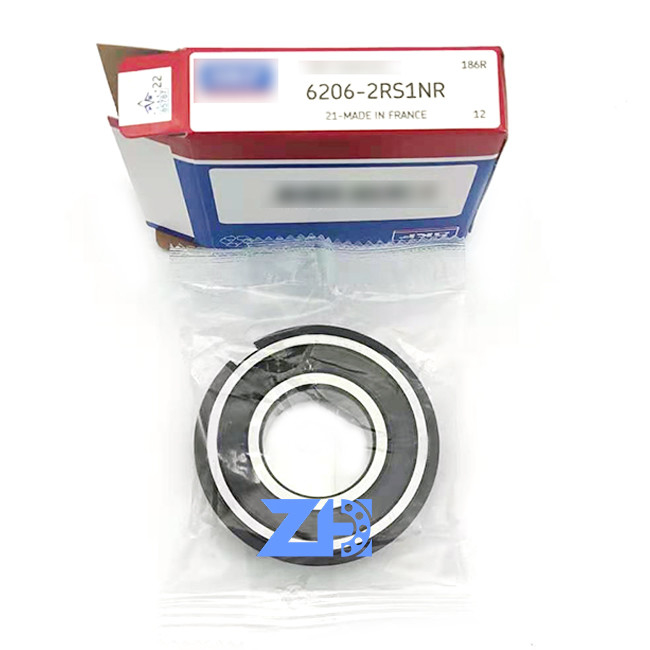 Long service time      Deep Groove Ball Bearing    6206-2RS1NR 6206 6206-2RS  CHROME   STEEL      30*62*16mm