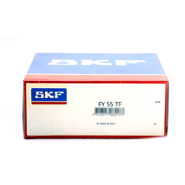 FY55TF Square Flange Ball Bearing Cast Iron Housing In Line ISO Standard Size 55*162*64.4mm