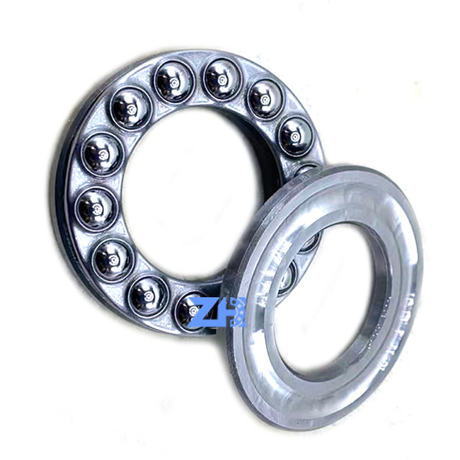 51206 One-way thrust ball bearing can bear axial load in one direction 30*52*16mm bearing steel material