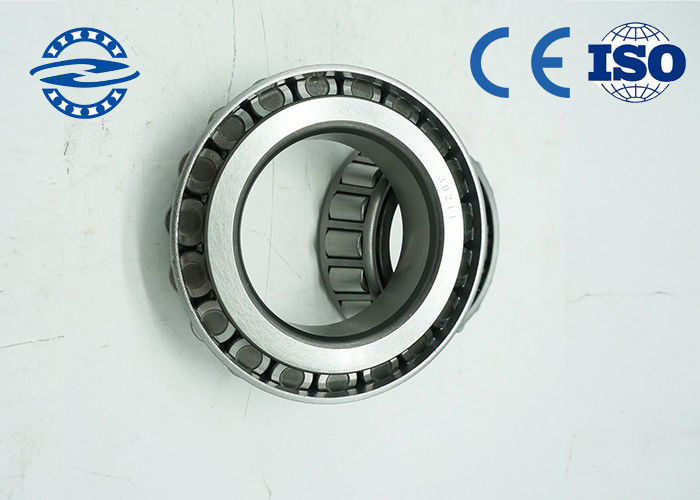 Silvery Color Single Row Tapered Roller Bearing 33111  With Mild Steel Plate Retainer 55*95*30 Mm