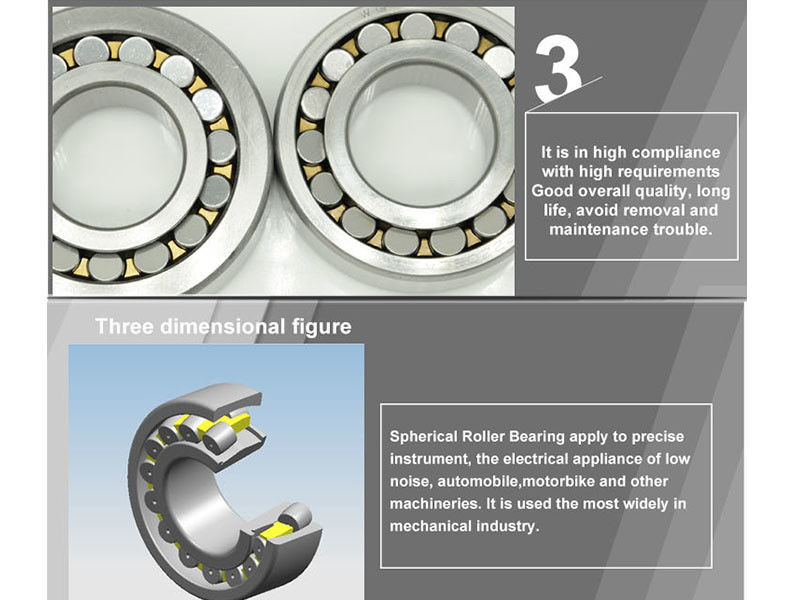 Super Finish Double Roller Bearing 22206CA/W33/C3 Spherical Roller Bearing Size 30*62*20mm