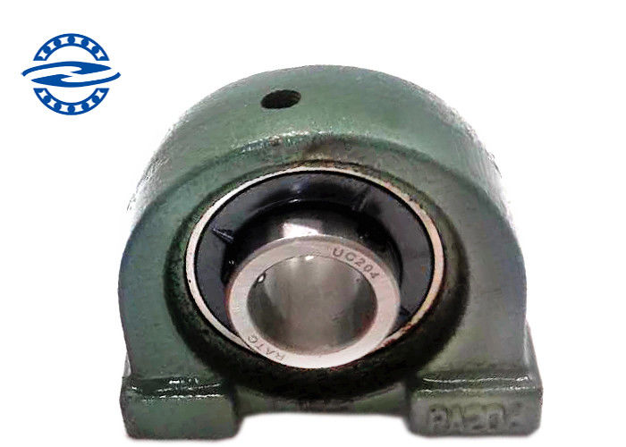 UCPA204 Pillow Ball Bearing With Grub Screws of Cast Iron Pillow Blocks 59-63 HRC Hardness