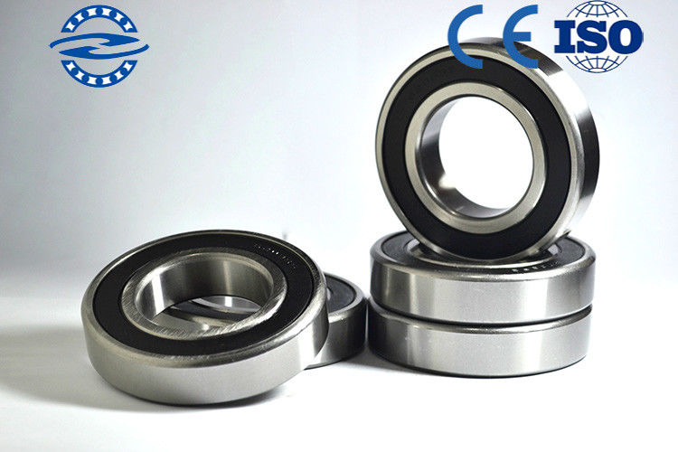 High Accuracy Deep Groove Roller Ball Bearing 6012 - 2RS / Electric Motor Bearings 60*95*18MM