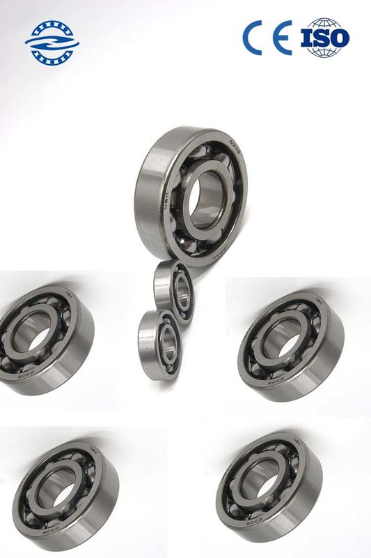 Low Vibration Chrome Steel Open Deep Groove Ball Bearing 6303 For Vehicle 17*47*14MM