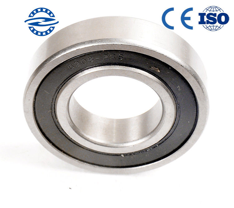 Open Seal Single Row Deep Groove Ball Bearing 6208 6306 2RS 40 * 80 * 17mm
