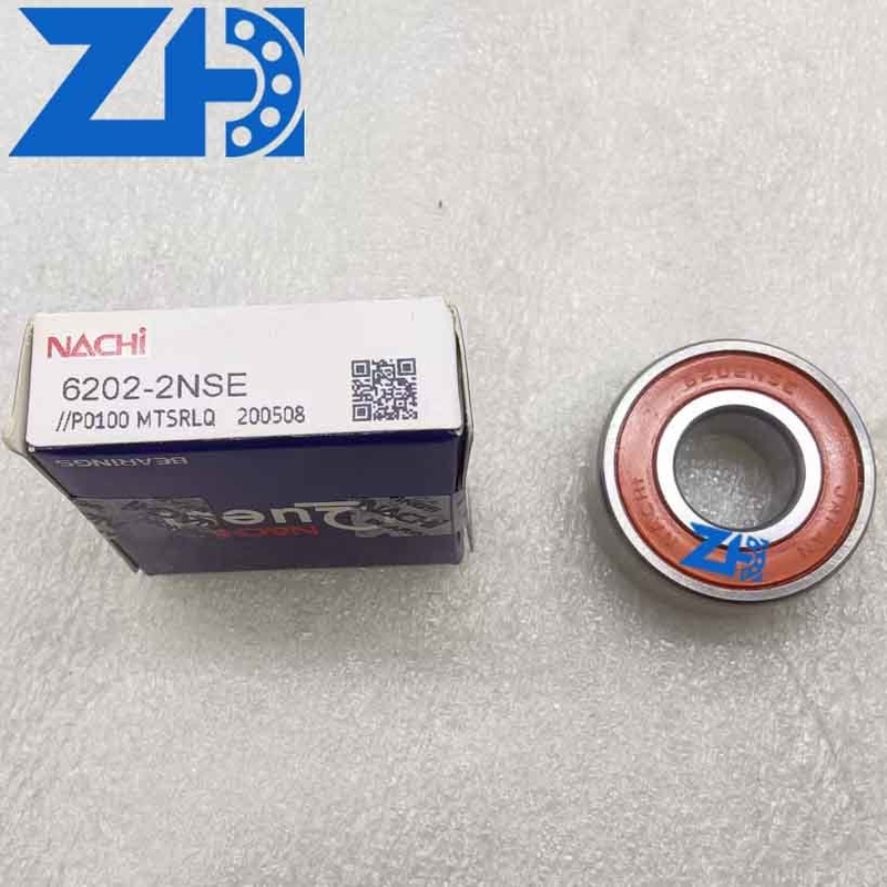6202-2NSE deep groove ball bearings are used in motor and pump equipment bearings, transmission system bearings, agricultural machinery bearings, high-speed fan bearings,and precision instrument beari
