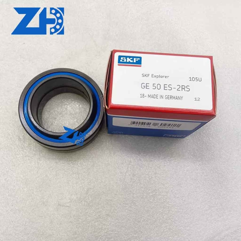 GE50ES-2RS radial spherical plain bearings are used in construction machinery, hydraulic systems, roller joints, forging and press tool bearings, and printing machinery.
