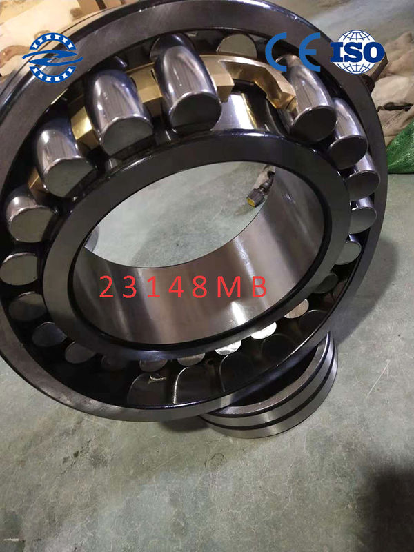 Brass Cage Spherical Roller Bearing 23148 W33 / MB Parallel Bore Type 240*400*128MM