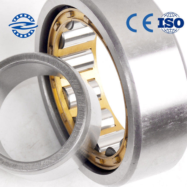 GCR 15 Chrome Steel Brass Cage Single Row Roller Cylindrical Bearing NU / NJ 224