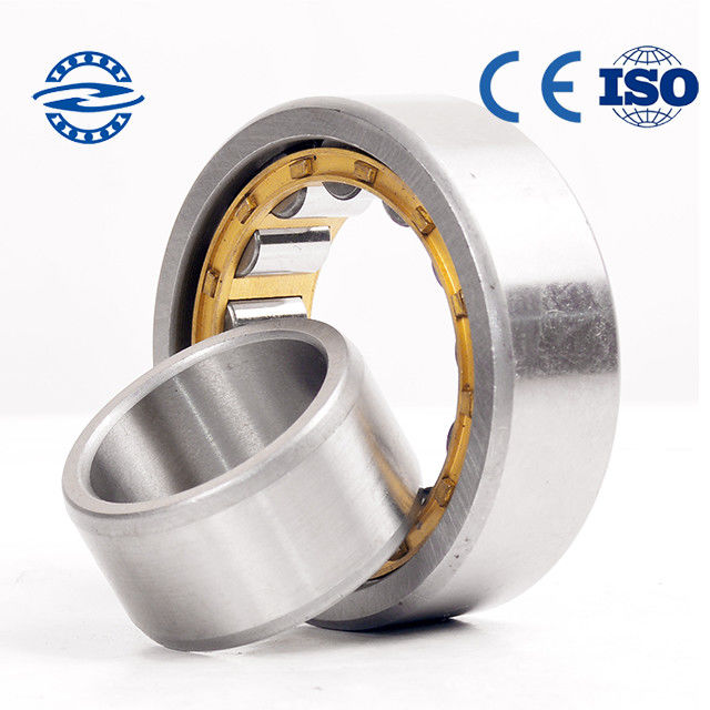 Brass Cage Cylindrical Roller Bearing NU204 / NJ204 Precision P5 P4 size 20*47*14mm