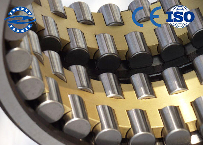Two Row Cylindrical Roller Bearing NU / NJ 205 Open Seals Type Outside Diameter 52mm