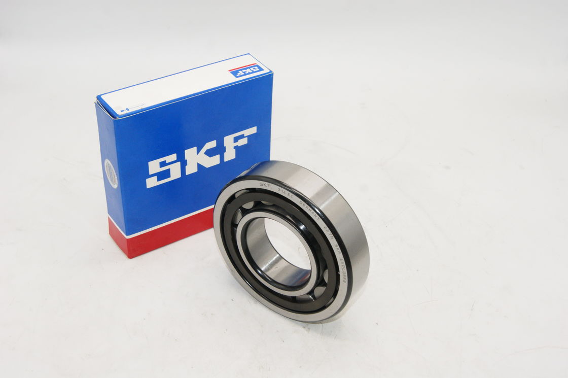 P6 Cylindrical Roller Bearing NU / NJ 206 GCR 15 With Double Row Chrome Steel Brass Cage