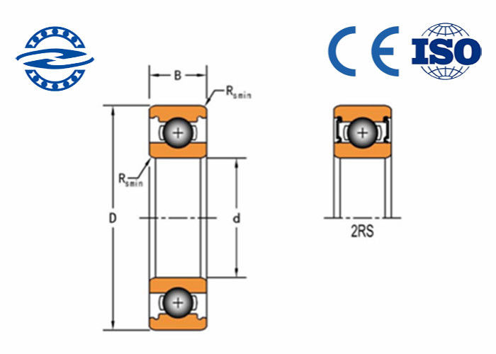 Part Number 62307-2RS Wide Section Ball Bearings / Groove Ball Bearing 35*80*31MM