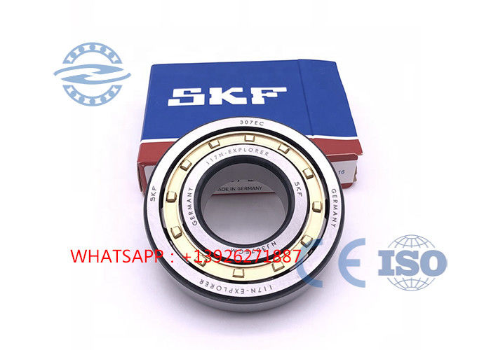 NJ203 Cylindrical Roller Bearing Brass Cage And Steel Cage For Electric Tools 17*40*12mm
