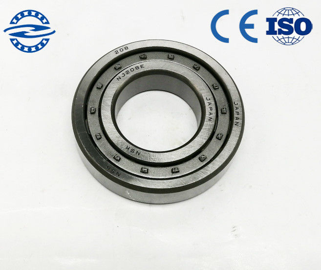 NJ208E Cylindrical Roller Bearing For Construction Machinery size 40*80*18mm
