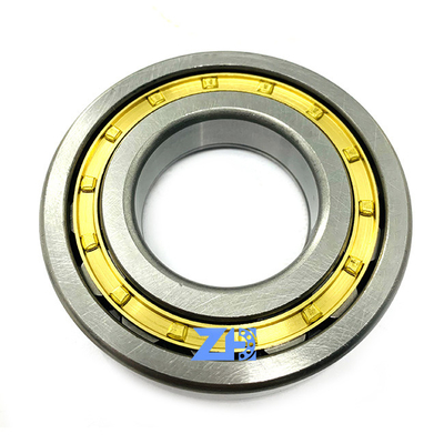 NUP208EM Single Row Cylindrical Roller Bearing Machined Brass Cage On Rolling Element 40*80*18mm